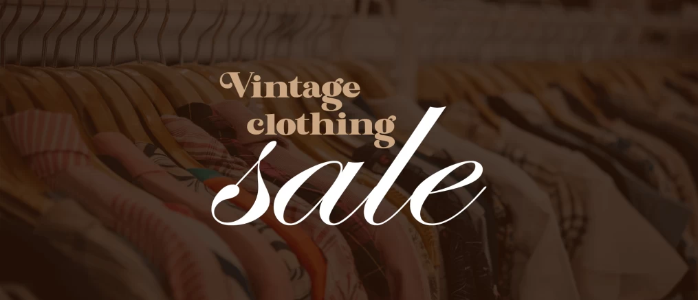 vintage clothing sale